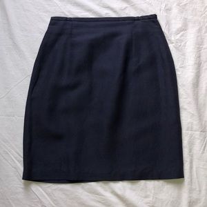 Navy blue The Limited skirt